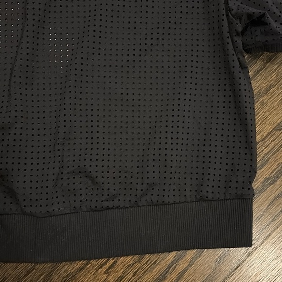 Black Perforated Women's Top by Joy Lab (size small) - Picture 4 of 5